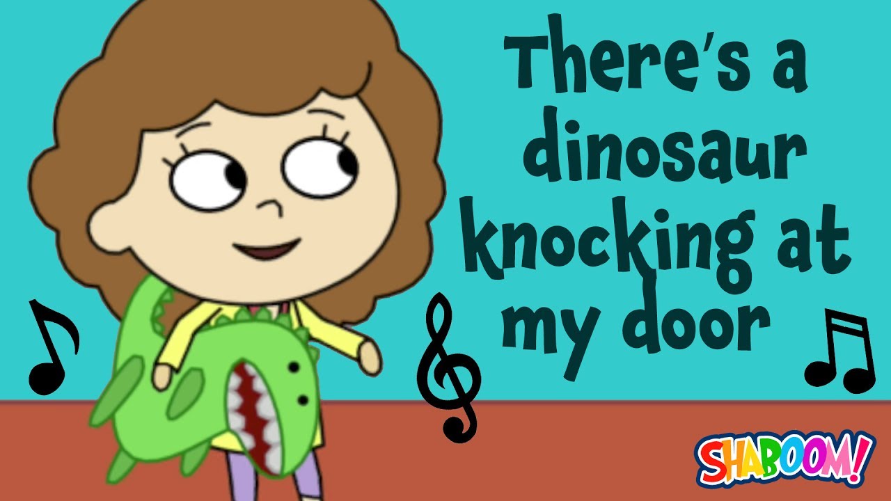 There's a Dinosaur Knocking on my Door – Shabbat Song!