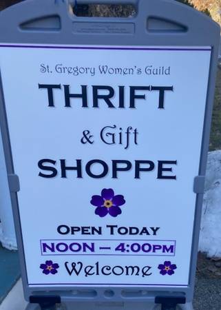 THRIFT+GIFT SHOPPE*Open THURSDAYS, noon-4pm