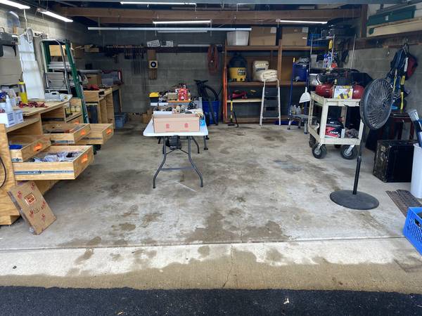 Indoor Moving garage estate sale