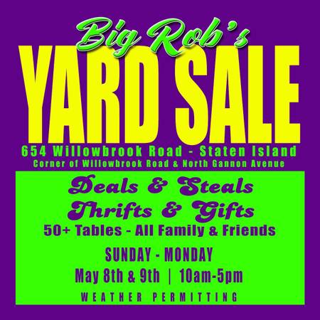 Big Rob's Huge Yard Sale