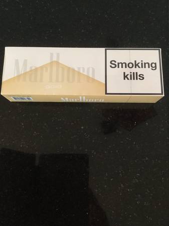 MARLBORO GOLD CARTON OF CIGARETTES-BRAND NEW SEALED AND UNOPEN $ 60 EA