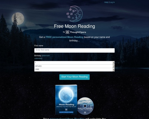 Get your FREE Moon Reading!