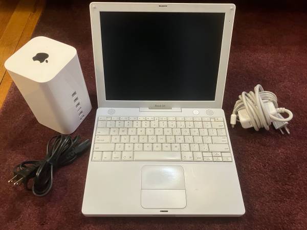 Moving apple iBook 12" g4 notebook& AirPort Extreme6th gen $100 4 both