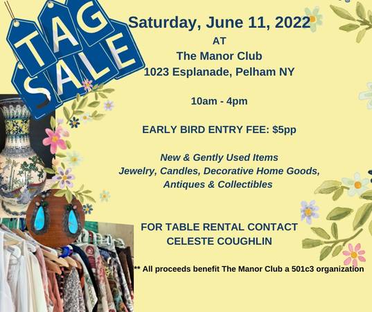 The Manor Club Tag Sale