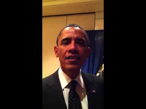 President Obama wishing Everybody A Shabbat Shalom