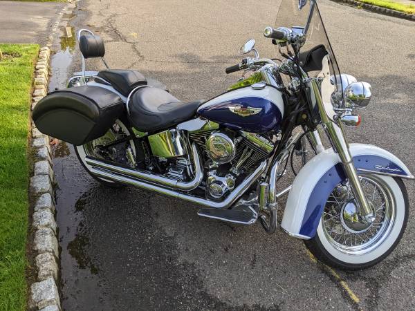 Multi family garage sale Softail deluxe