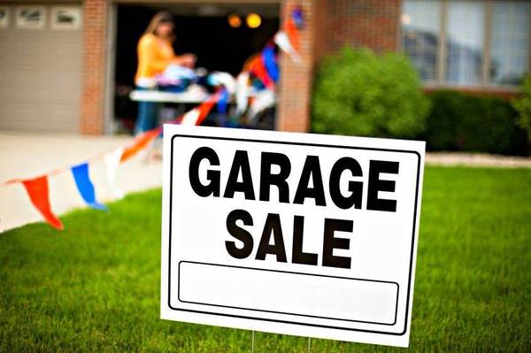 Garage Sale – Afternoon ONLY