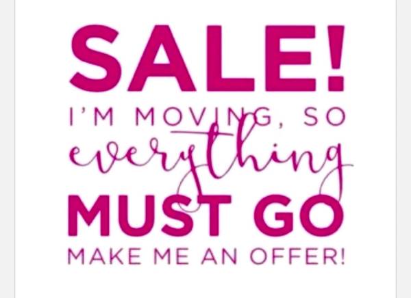 Moving Sale