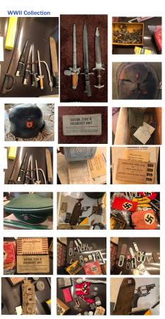 EstateSale: WWII items, Furntr, Lladro. 1939 Album, Judy Garland pics