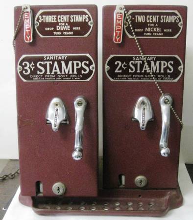 Stamp Machine, Rocker, Paper cutter, Coffee sign