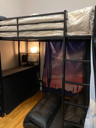 LIKE NEW $500 Loft bed for $100 must go