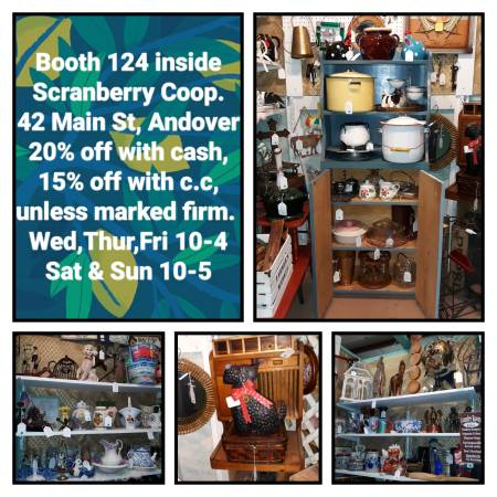 Tag Sale: Booth 124 inside Scranberry Coop