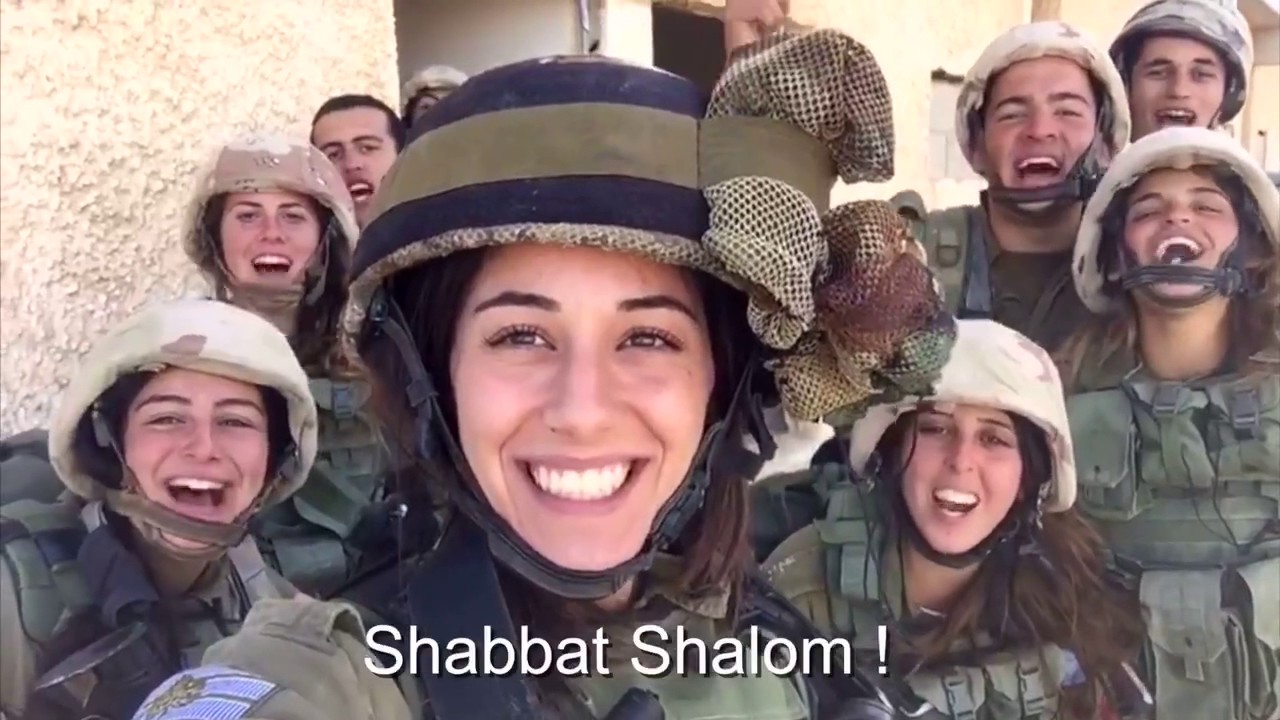 Shabbat Shalom de la part des soldats et      Tsahal Armée de Défense d'Israël1