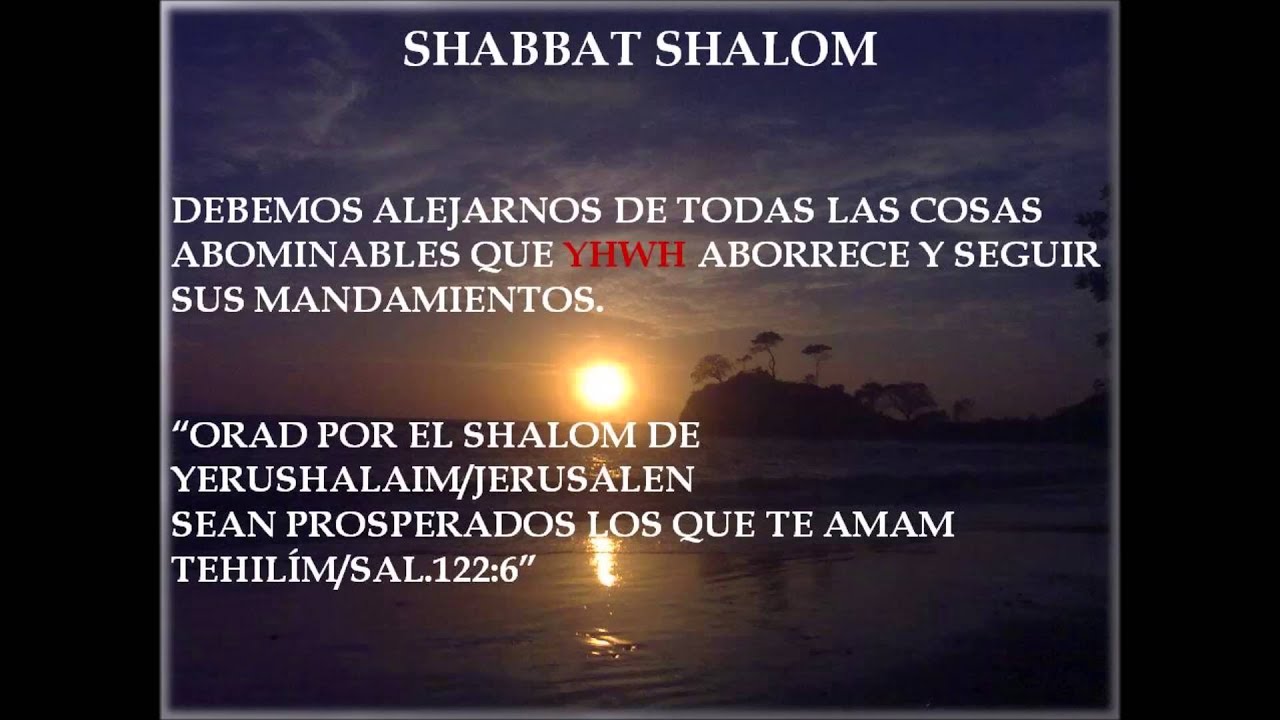 SHABBAT SHALOM