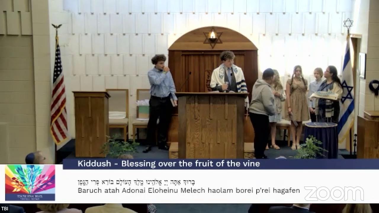 Shabbat Services June 10th – bar mitzvah of Abe Wasser