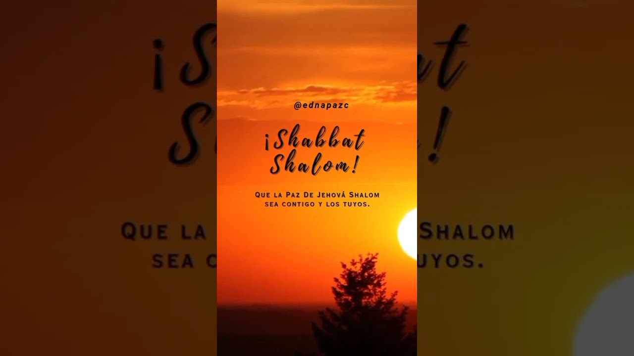 ¡Shabbat Shalom! #shortvideo #shorts sho