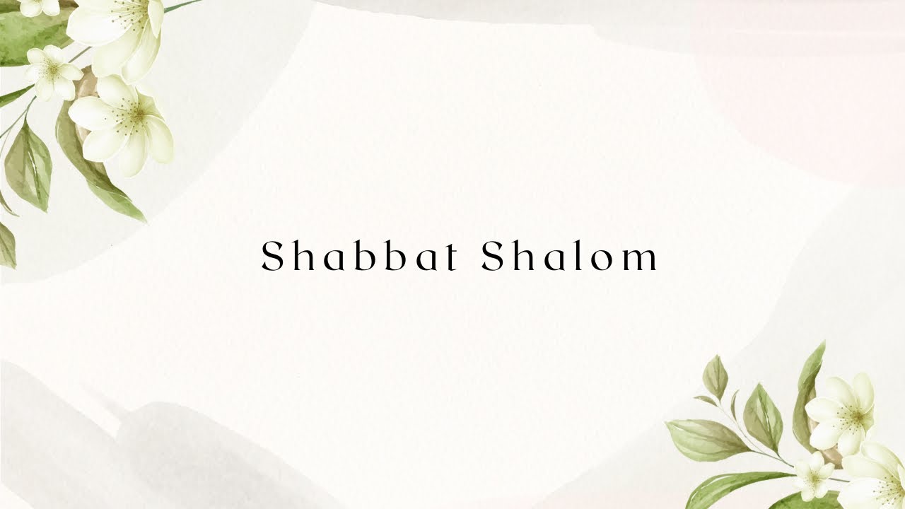 戻るところ | 8 Shabbat Shalom