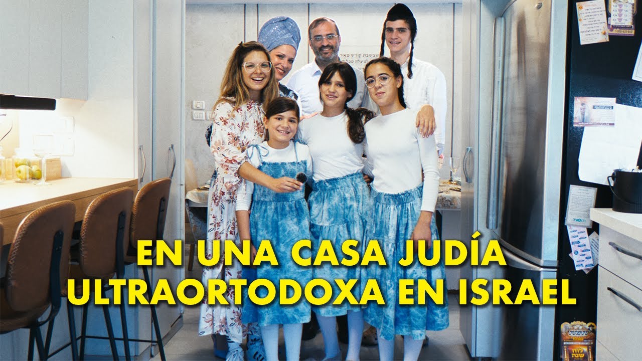 Dentro de la CASA de una familia JUDÍA ULTRAORTODOXA antes del SHABAT en ISRAEL 🇮🇱