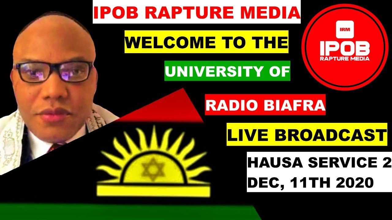 SHABBAT SHALOM: Welcome To Radio Biafra HS 2 Live Broadcast Dec 12Th 2020 | By Mazi Nwachineke