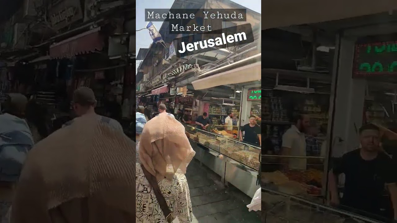 Friday at the Shuk in Jerusalem, Be where the action is. Shabbat Shalom