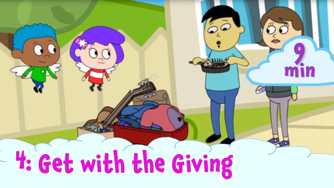 Get With the Giving – Gabi and Rafi Talk About Tzedakah | Shaboom!